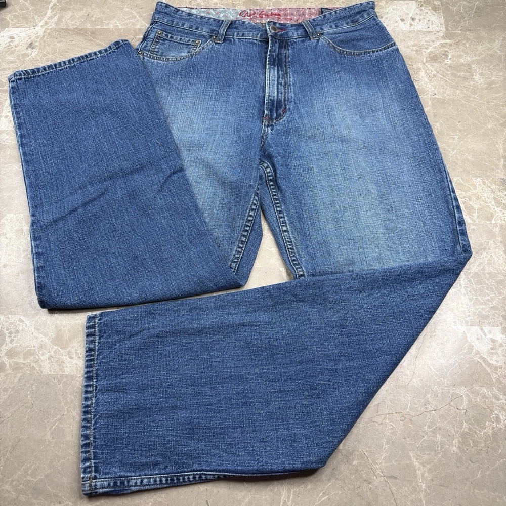 Robert Graham Vintage Jeans Mens 34x32* Blue Denim Straight Leg Y2K Hong Kong